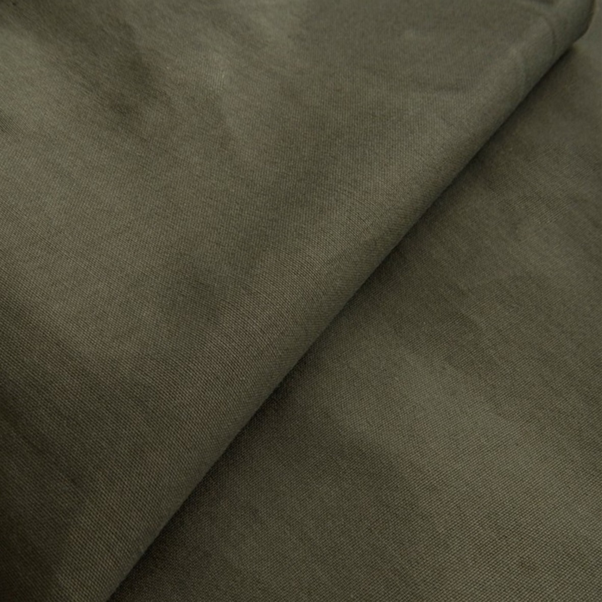 Burnt Olive poplin (36/1) (SALE) 