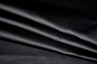 Black katoensatijn (breedte 162 cm)-2