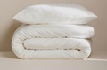 Ivory duvet cover sateen 