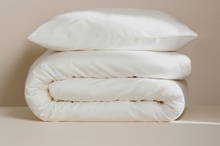 Picture of Ivory duvet cover sateen