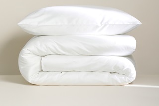 Picture of White duvet cover sateen