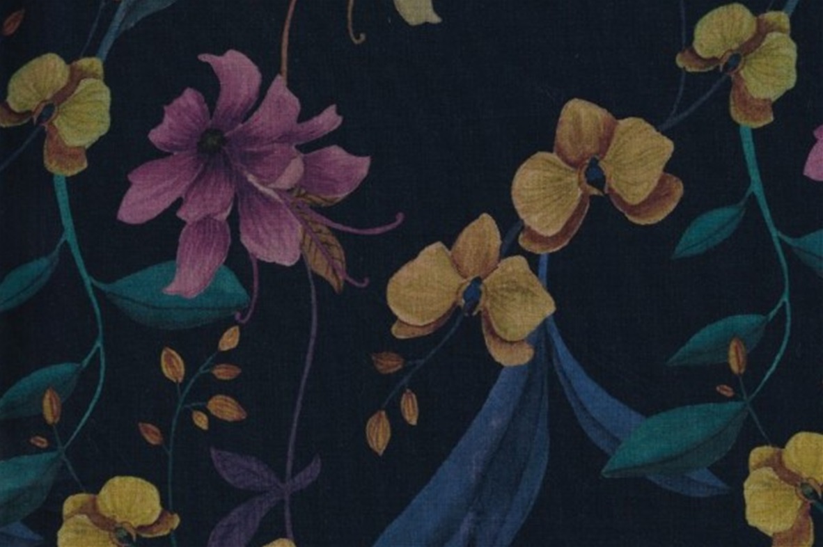 Night Orchid voile 
