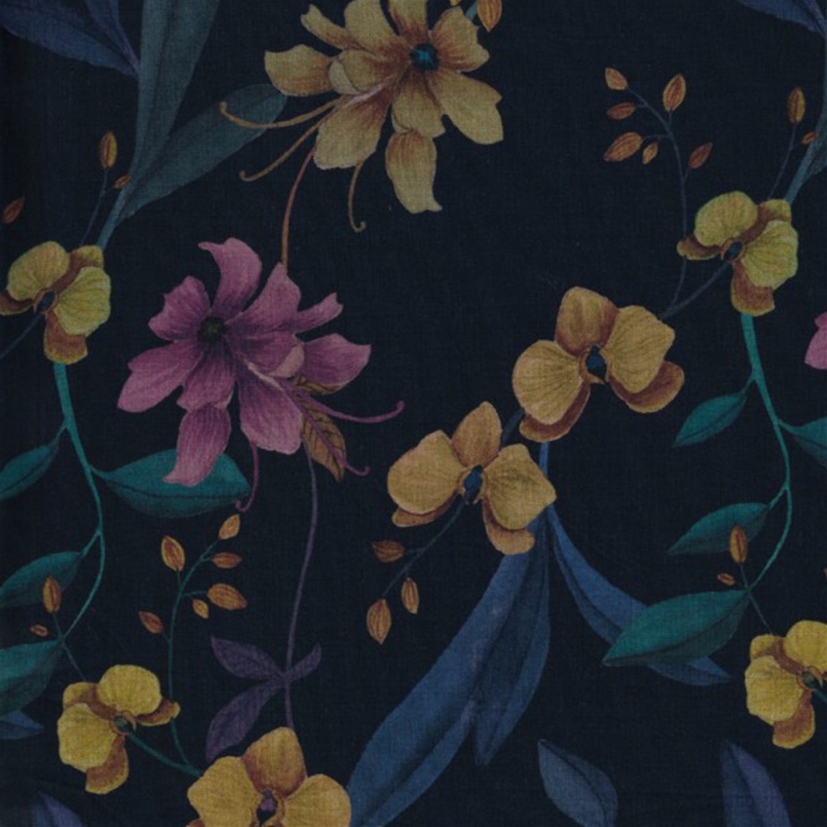 Night Orchid voile 