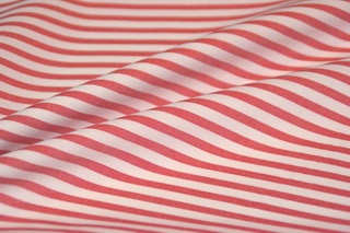 Picture of Bittersweet Red Stripe poplin