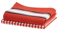 Delhi Red Clay tea towel set