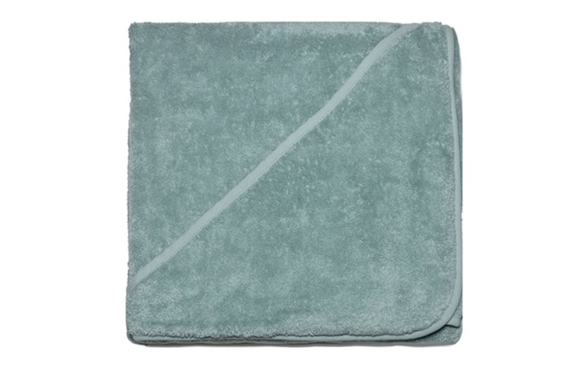 Mineral Green badcape / babyhanddoek 