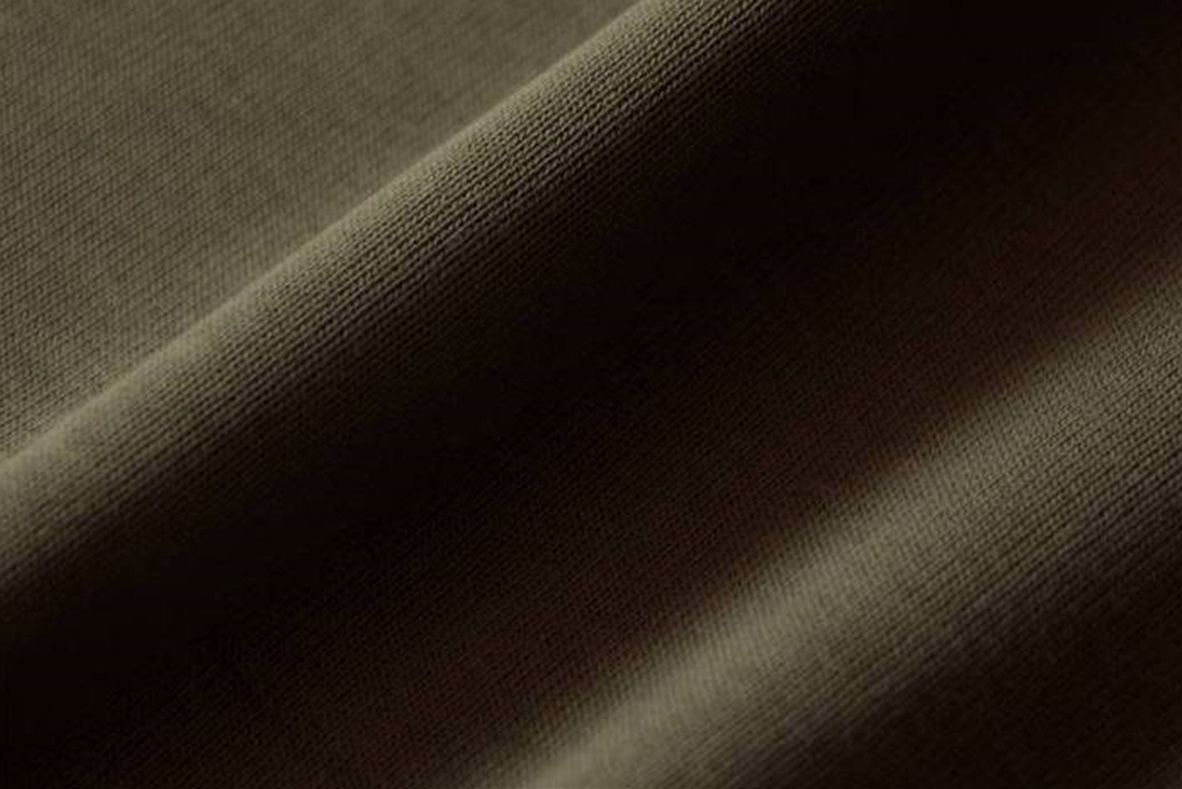 Burnt Olive wristband fabric 1x1 (with elastane) 