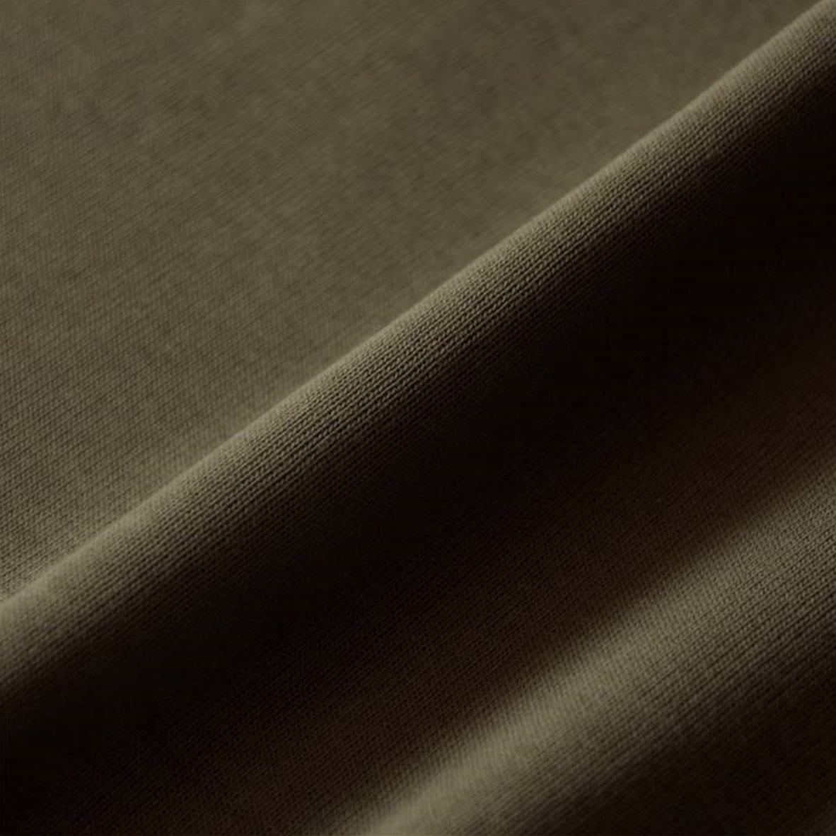 Burnt Olive wristband fabric 1x1 (with elastane) 