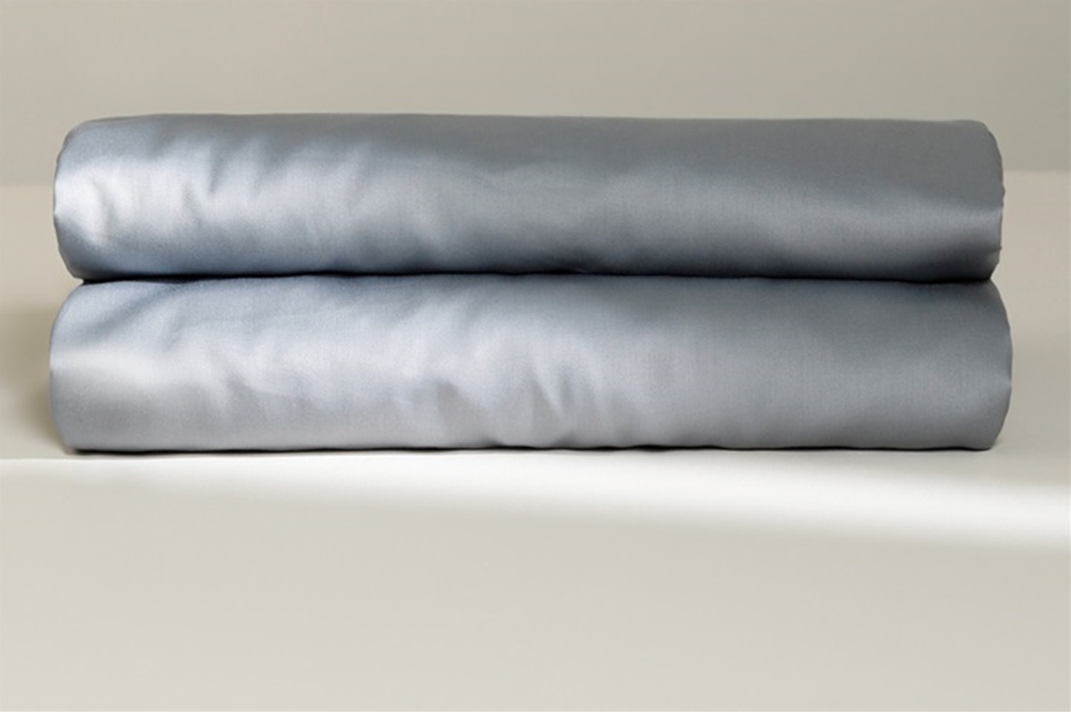 Grey sheet sateen 