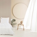 White topper fitted sheet (thin mattress) sateen (SALE) 