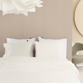 Ivory duvet cover sateen 