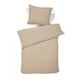 Taupe duvet cover sateen 