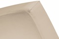 Taupe fitted sheet sateen 