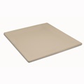 Taupe topper hoeslaken (dun matras) satijn 