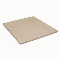 Taupe topper fitted sheet (thin mattress) sateen-2