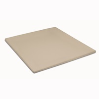 Taupe topper hoeslaken (dun matras) satijn-2