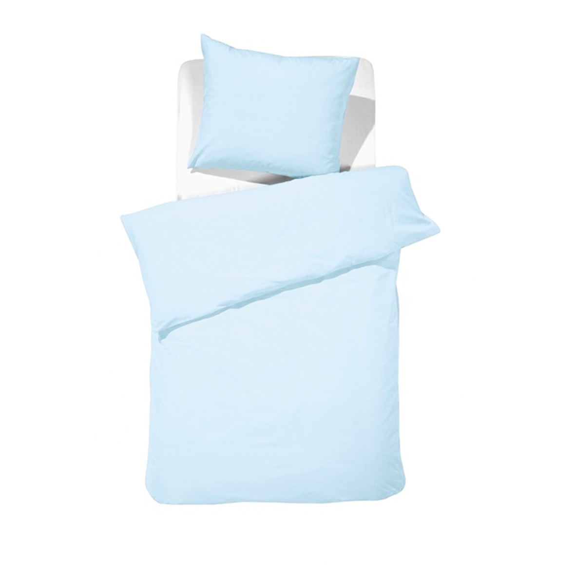 Sky Blue duvet cover sateen 