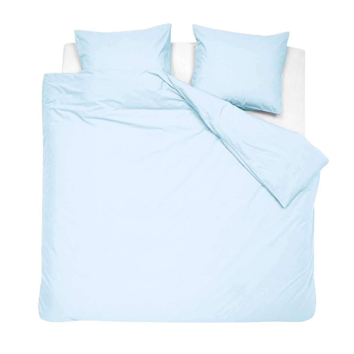 Sky Blue duvet cover sateen 