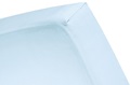 Sky Blue fitted sheet sateen 