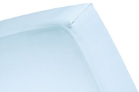 Sky Blue topper fitted sheet (thin mattress) sateen