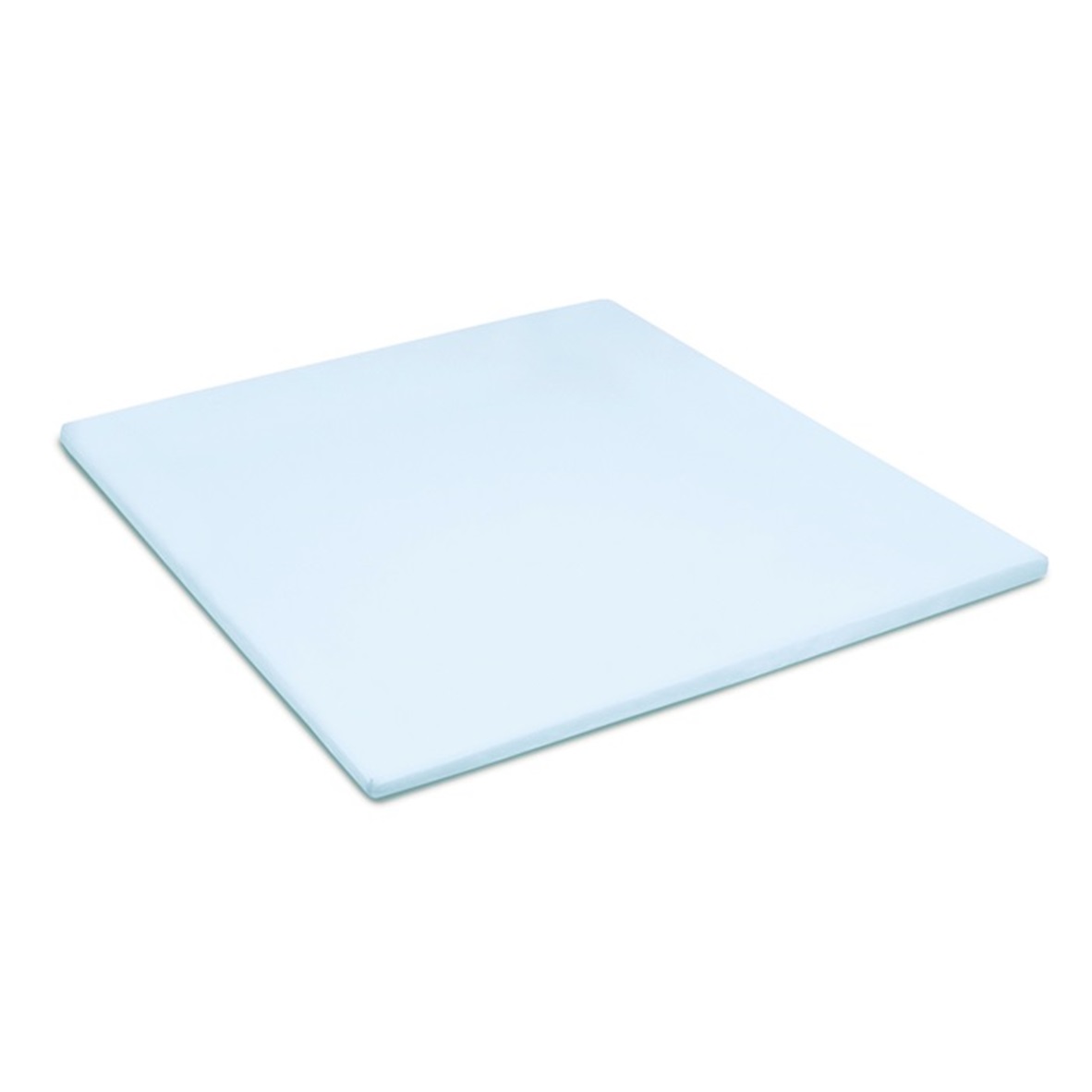 Sky Blue topper hoeslaken (dun matras) satijn 