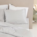 Light Grey duvet cover sateen 