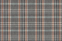 Smoke Grey-Black checked flannel