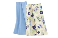 Wildflowers Blue tea towel set