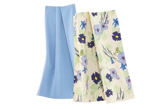 Afbeelding van Wildflowers Blue theedoekenset