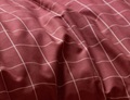Turn Over Red fitted sheet percal 