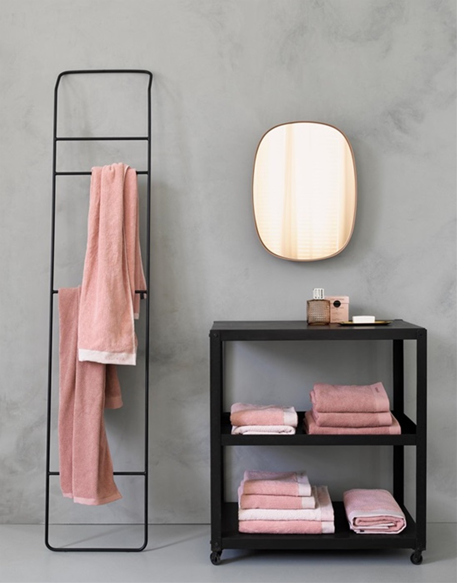 Connect Organic Uni Rose bath linen 