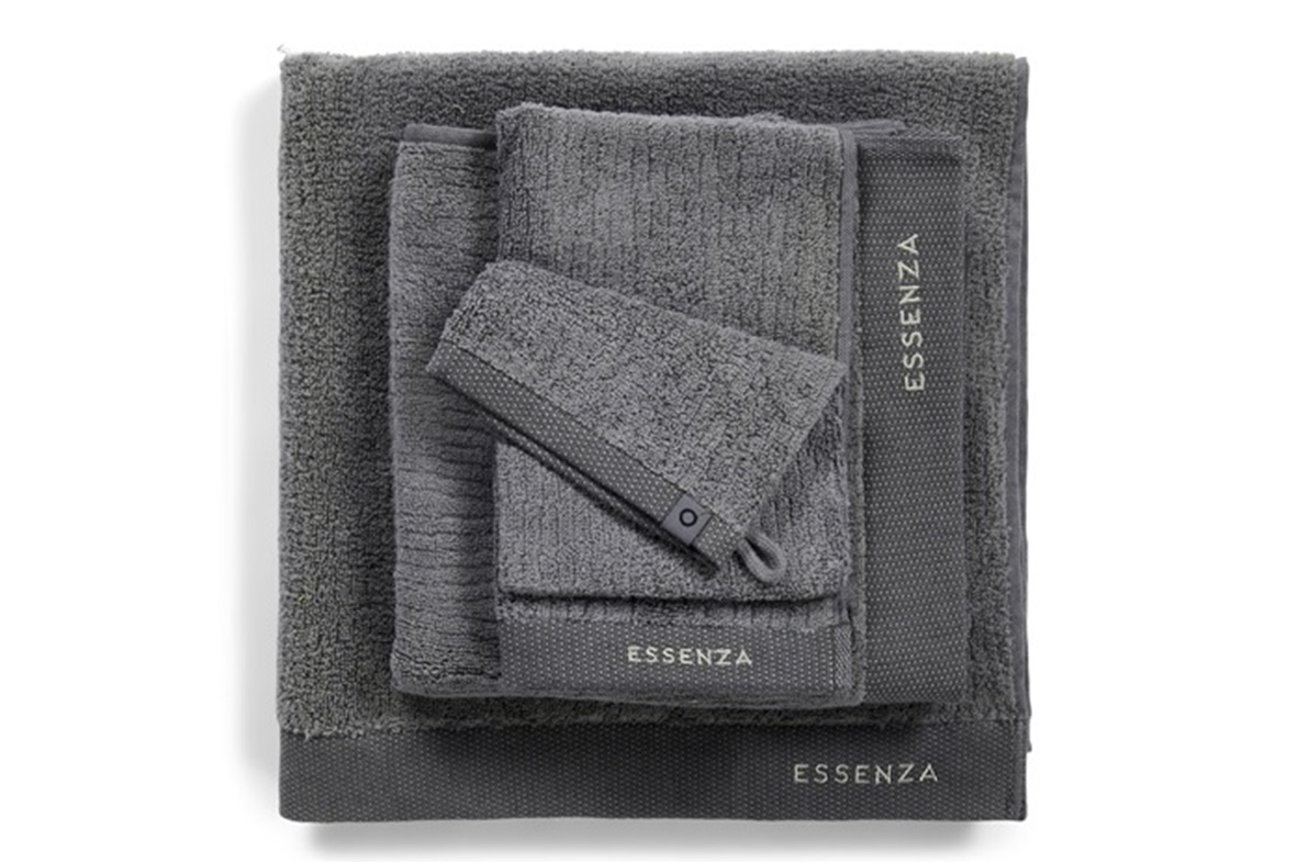 Connect Organic Lines Grey bath linen (SALE) 