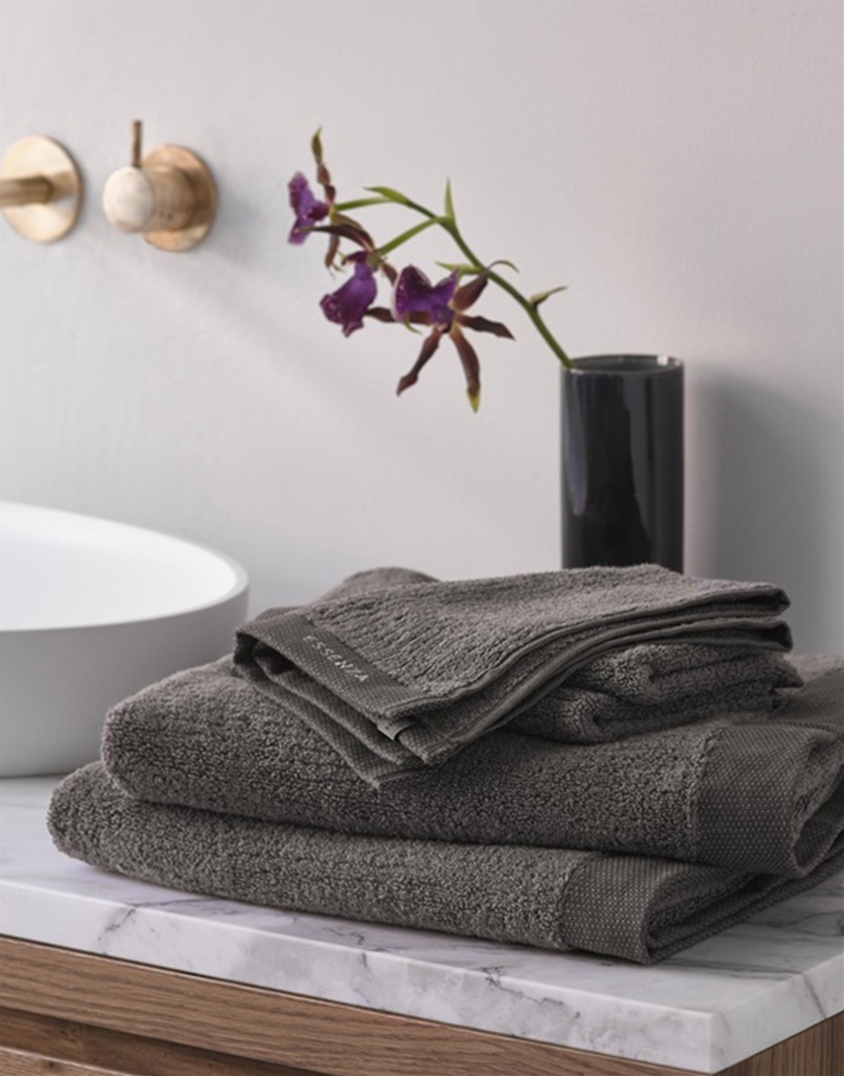 Connect Organic Lines Grey bath linen (SALE) 