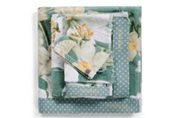 Rosalee Green bath linen velours
