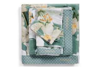 Picture of Rosalee Green bath linen velours