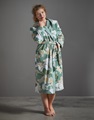 Perri Rosalee Green velours badjas 