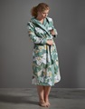 Perri Rosalee Green velours badjas 