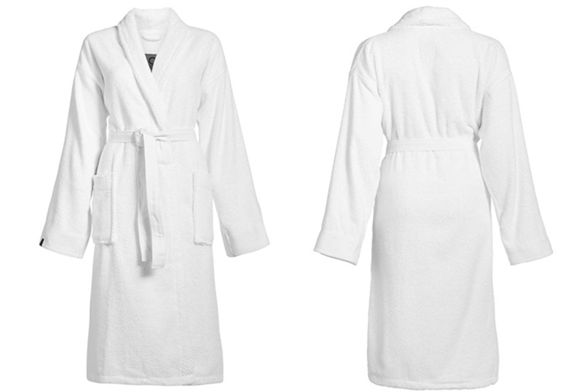 Connect Organic Uni White badjas 