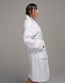 Connect Organic Uni White bathrobe 