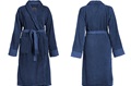 Connect Organic Uni Blue bathrobe 