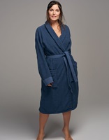 Connect Organic Uni Blue bathrobe-2