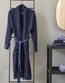 Connect Organic Uni Blue bathrobe 