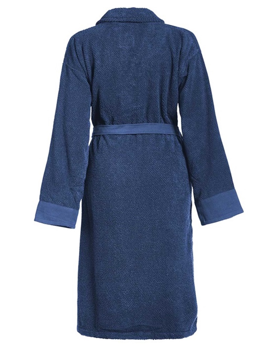 Connect Organic Uni Blue bathrobe 
