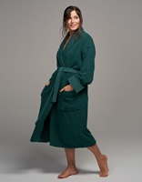 Connect Organic Uni Green bathrobe-2