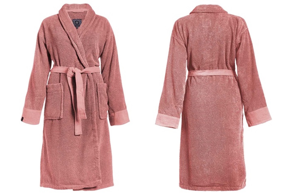 Connect Organic Uni Rose bathrobe 