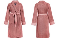 Connect Organic Uni Rose bathrobe