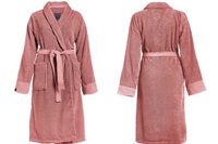 Connect Organic Uni Rose bathrobe