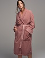 Connect Organic Uni Rose bathrobe 