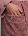 Connect Organic Uni Rose bathrobe 