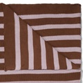 Structure Knit Toffee Brown plaid  